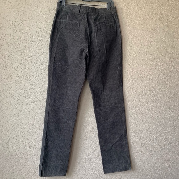 Elie Tahari fitted plain front unhemmed cordoruy - Picture 3 of 13